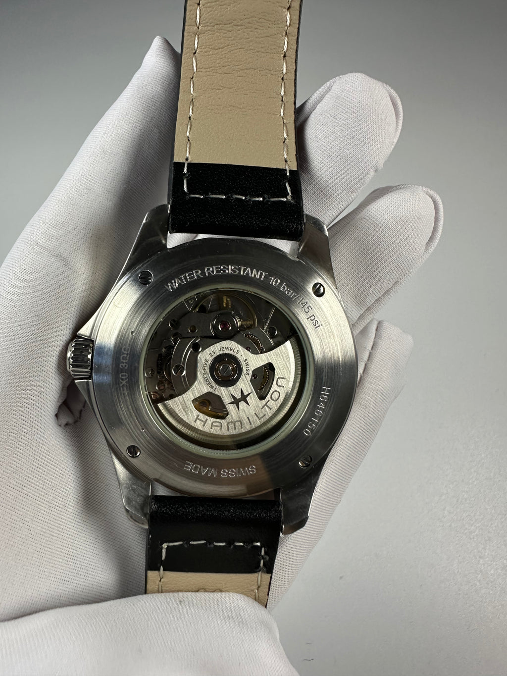 Swiss Hamilton Khaki Aviation Pilot Automatic Day Date Interstellar Watch 42mm H-40 80 Hour 647-2100 Full Set