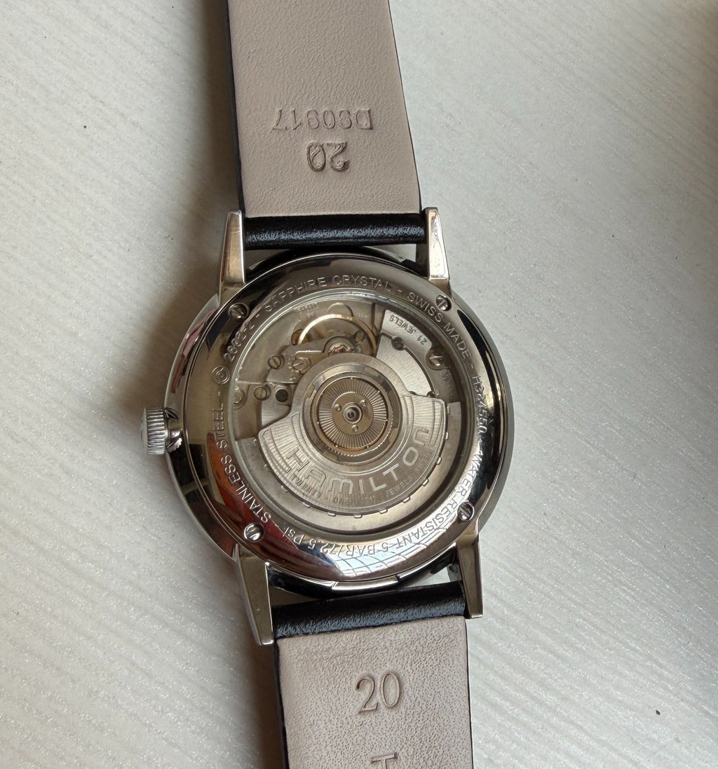Swiss Hamilton Intra-Matic Automatic Men's Watch ETA 2892-A2 Date 21 Jewels 38mm 603-1550
