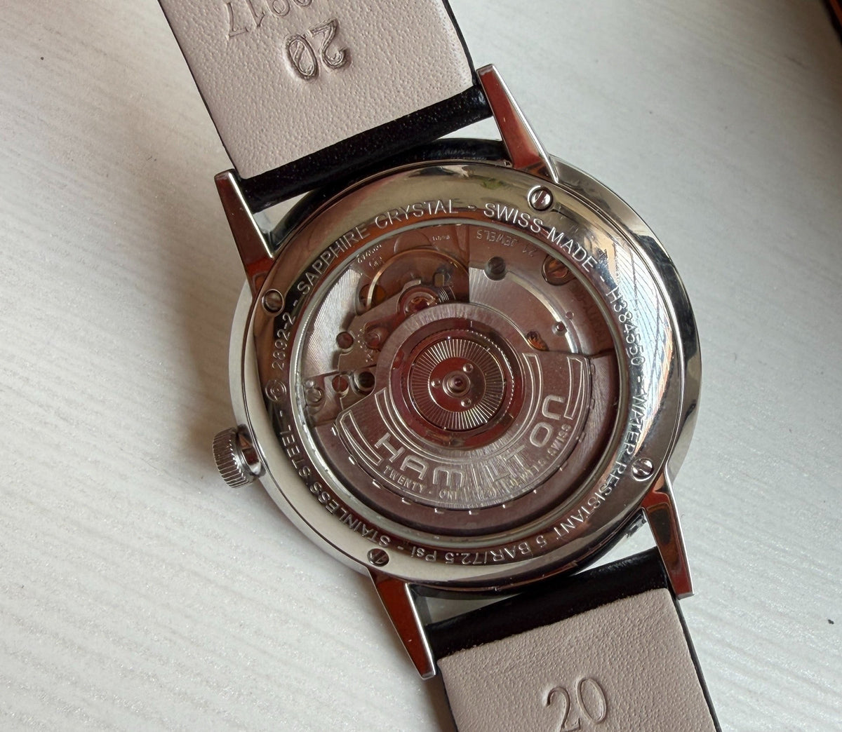 Swiss Hamilton Intra-Matic Automatic Men's Watch ETA 2892-A2 Date 21 Jewels 38mm 603-1550
