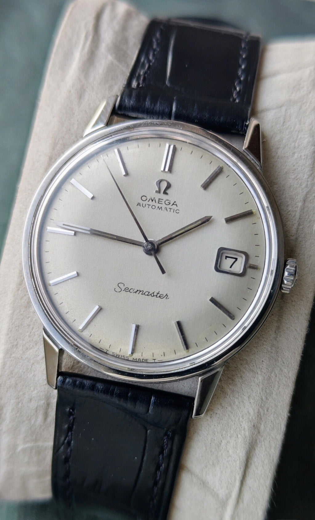 Swiss Men's Vintage Omega Seamaster Automatic Watch Cal. 565 Date 24 Jewels 34.5mm 585-2850