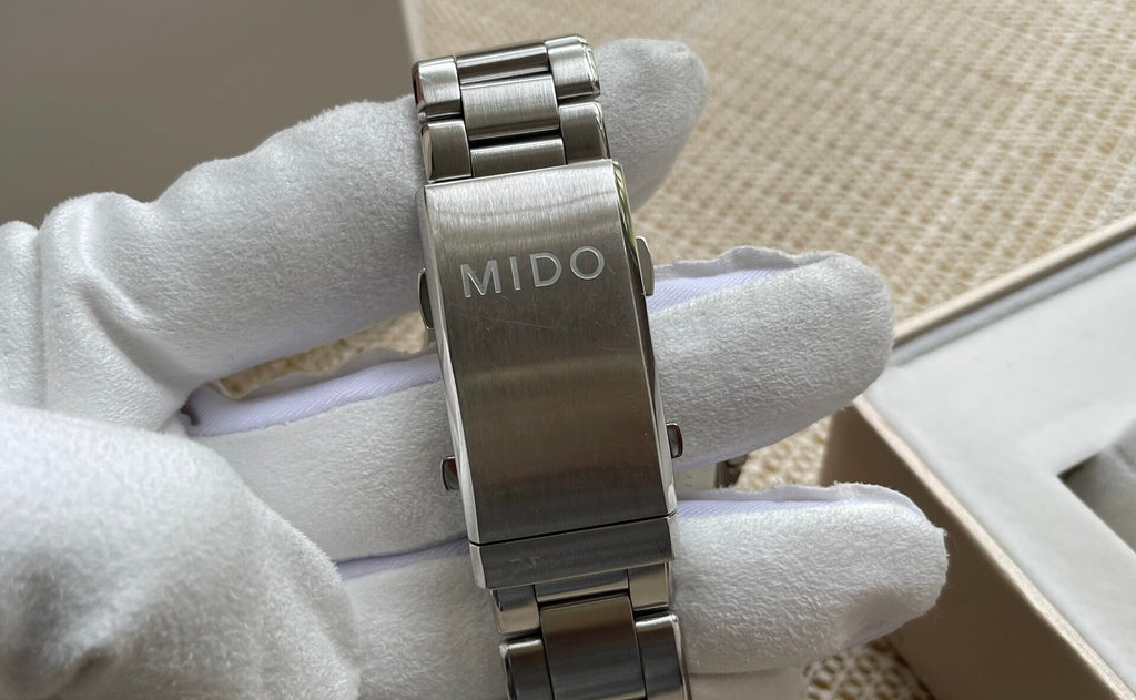 Swiss Mido Ocean Star Automatic Men's Watch Caliber 80 Day Date 42.5mm Stainless Steel 538-1500