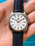 Swiss Vintage Nivada Incabloc Manual Wind Men's Watch ETA 2750 17 Jewels 35mm 1970s 598-0178