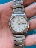 Orient Automatic Vintage Men's Watch Cal. 46941 Day Date 21 Jewels 35mm 1980s 599-0080
