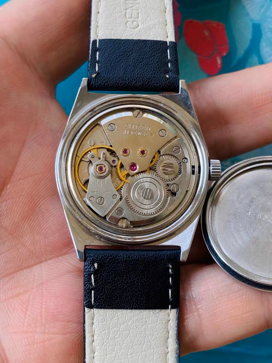 Citizen Manual Wind Vintage Men's Watch 21 Jewels 34mmChameleon Dial 621-0170