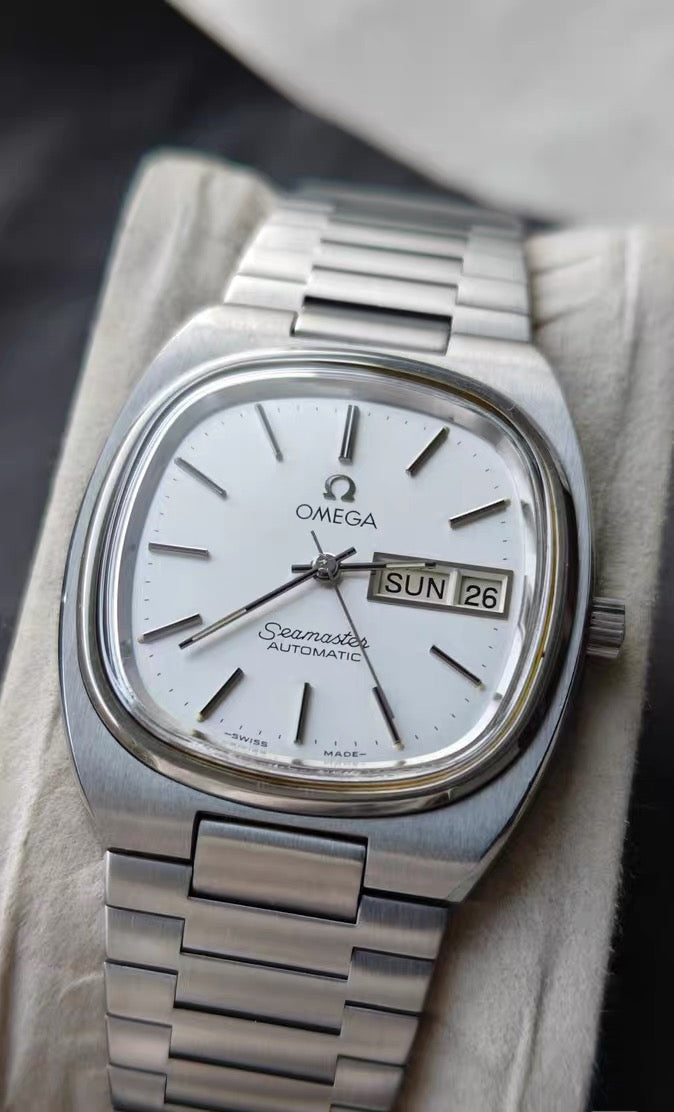 Swiss Omega Seamaster Automatic Vintage Men's Watch Cal. 1020 Day Date 17 Jewels Original Bracelet 36mm 617-3588