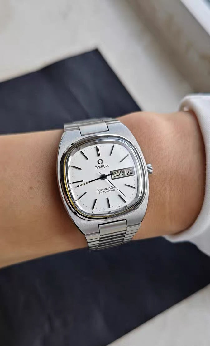 Swiss Omega Seamaster Automatic Vintage Men's Watch Cal. 1020 Day Date 17 Jewels Original Bracelet 36mm 617-3588