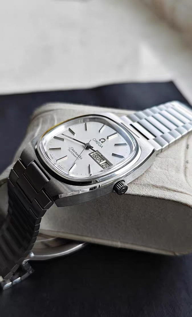 Swiss Omega Seamaster Automatic Vintage Men's Watch Cal. 1020 Day Date 17 Jewels Original Bracelet 36mm 617-3588