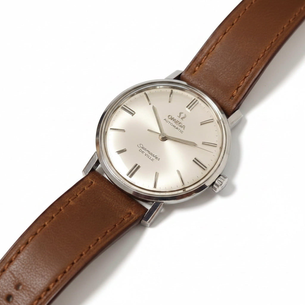 Swiss Omega Seamaster De Ville Automatic Vintage Men's Watch Cal. 552 24 Jewels 35mm Double Signed 625-3000