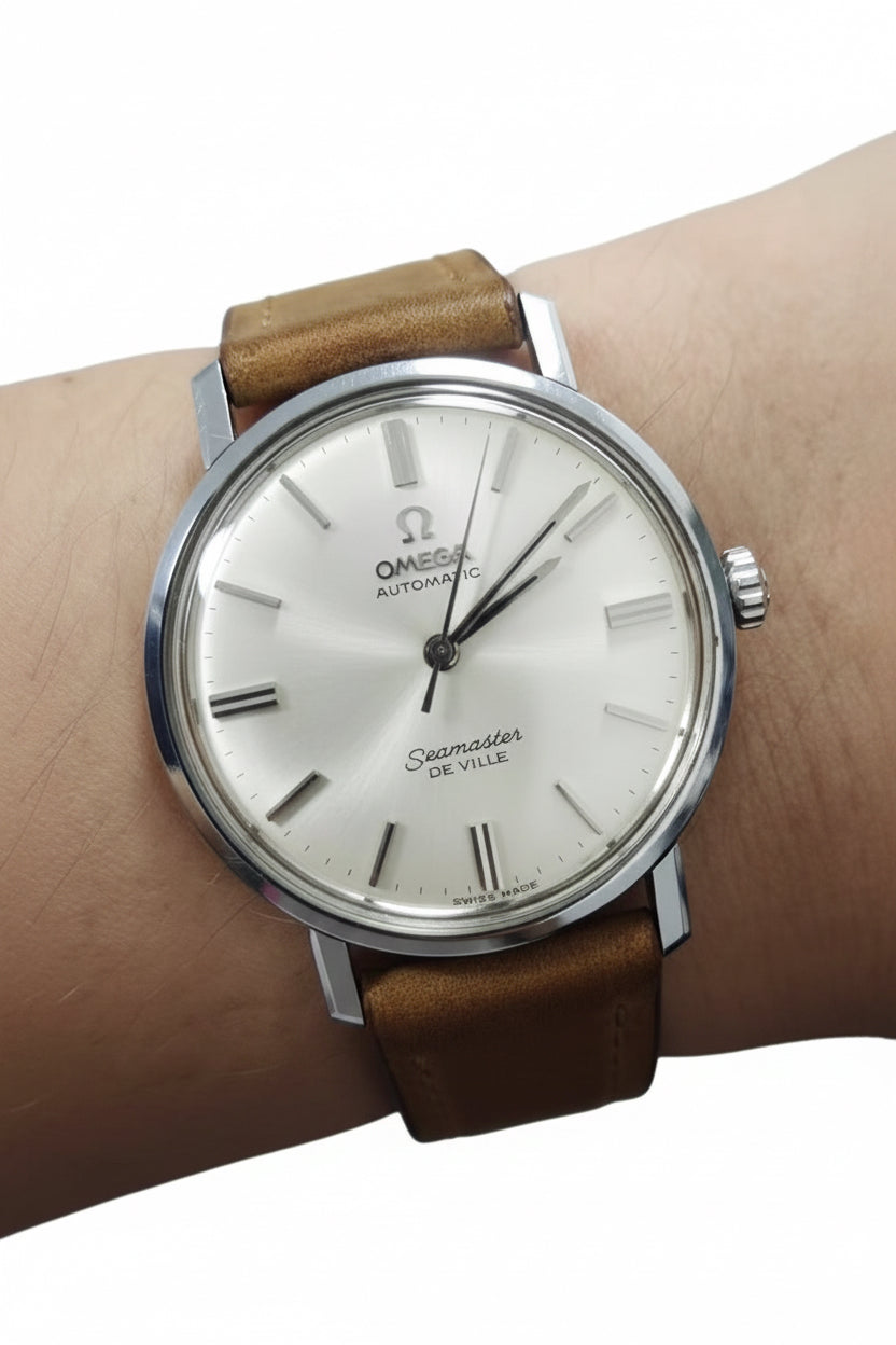 Swiss Omega Seamaster De Ville Automatic Vintage Men's Watch Cal. 552 24 Jewels 35mm Double Signed 625-3000