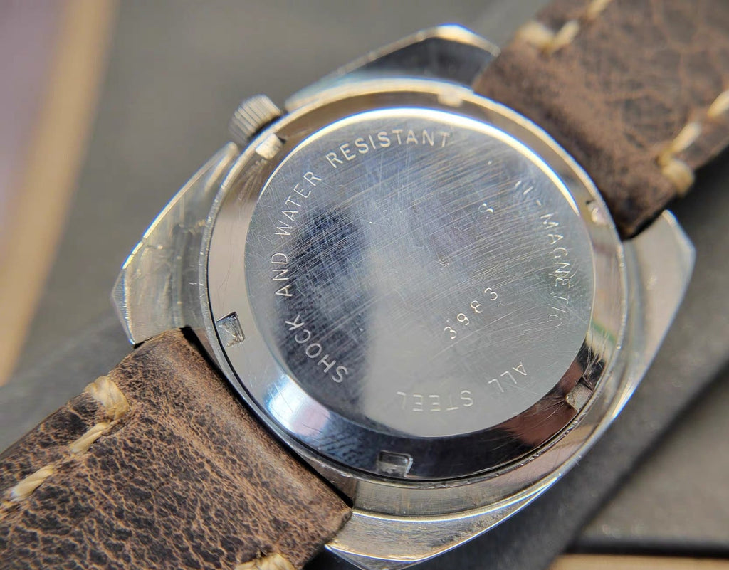 Swiss Nivada Automatic Vintage Men's Watch 38mm Date 109-0400