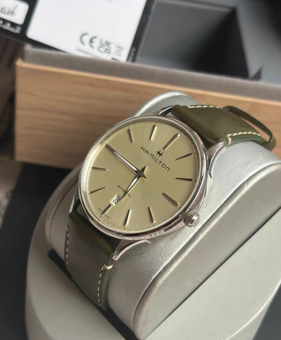 Swiss Hamilton Jazzmaster Thinline Automatic Watch 40mm ETA 2892-V8 Full Set 649-2000