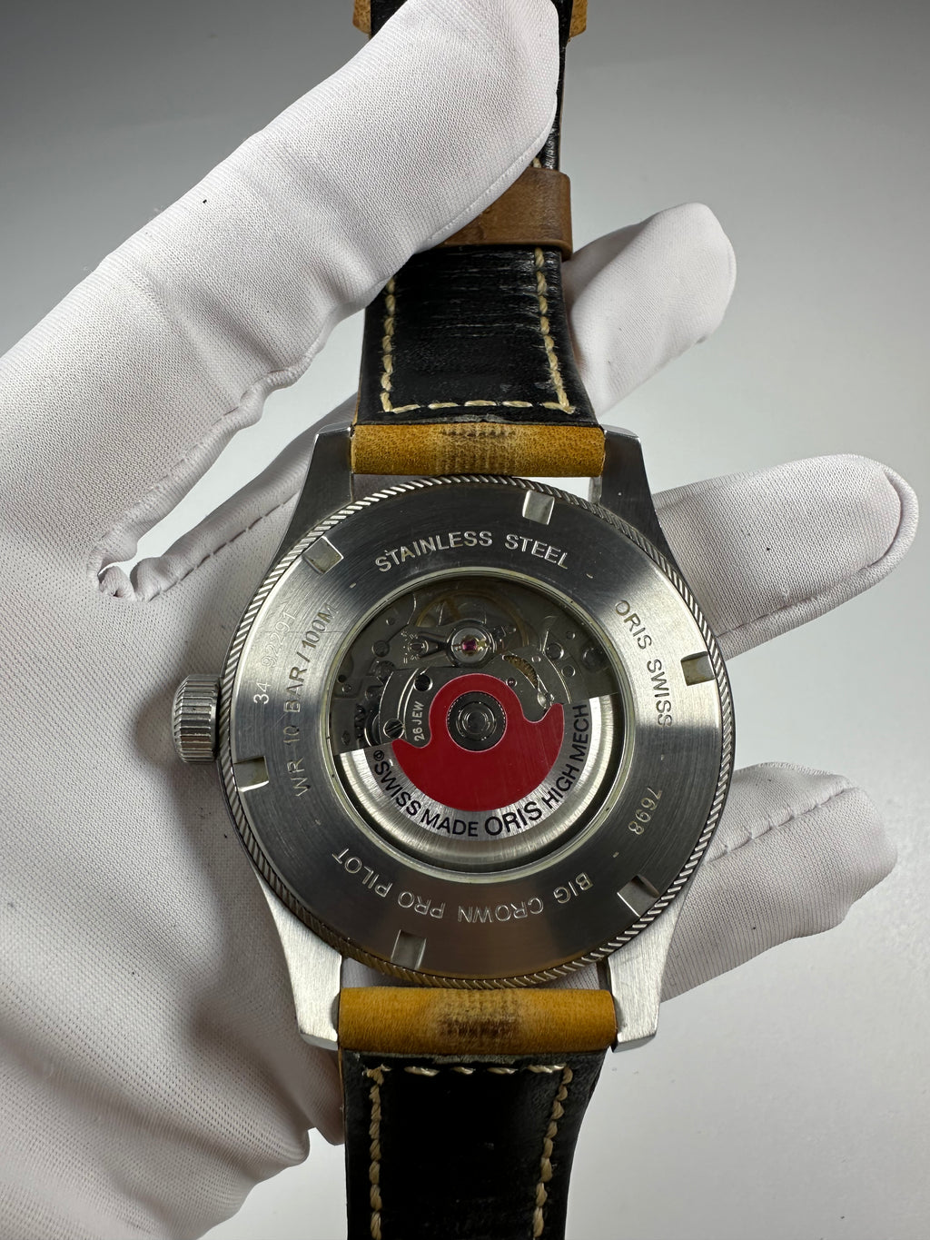Swiss Oris Big Crown ProPilot Automatic Day Date Watch Black Dial Sapphire Crystal 606-2600