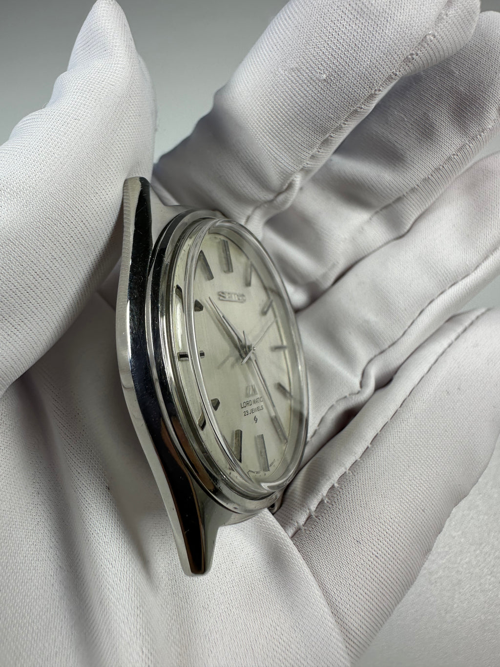 Seiko Lord Matic LM 5601-9001T Automatic Vintage Watch 23 Jewels 36MM 1969 No Date 140-0400