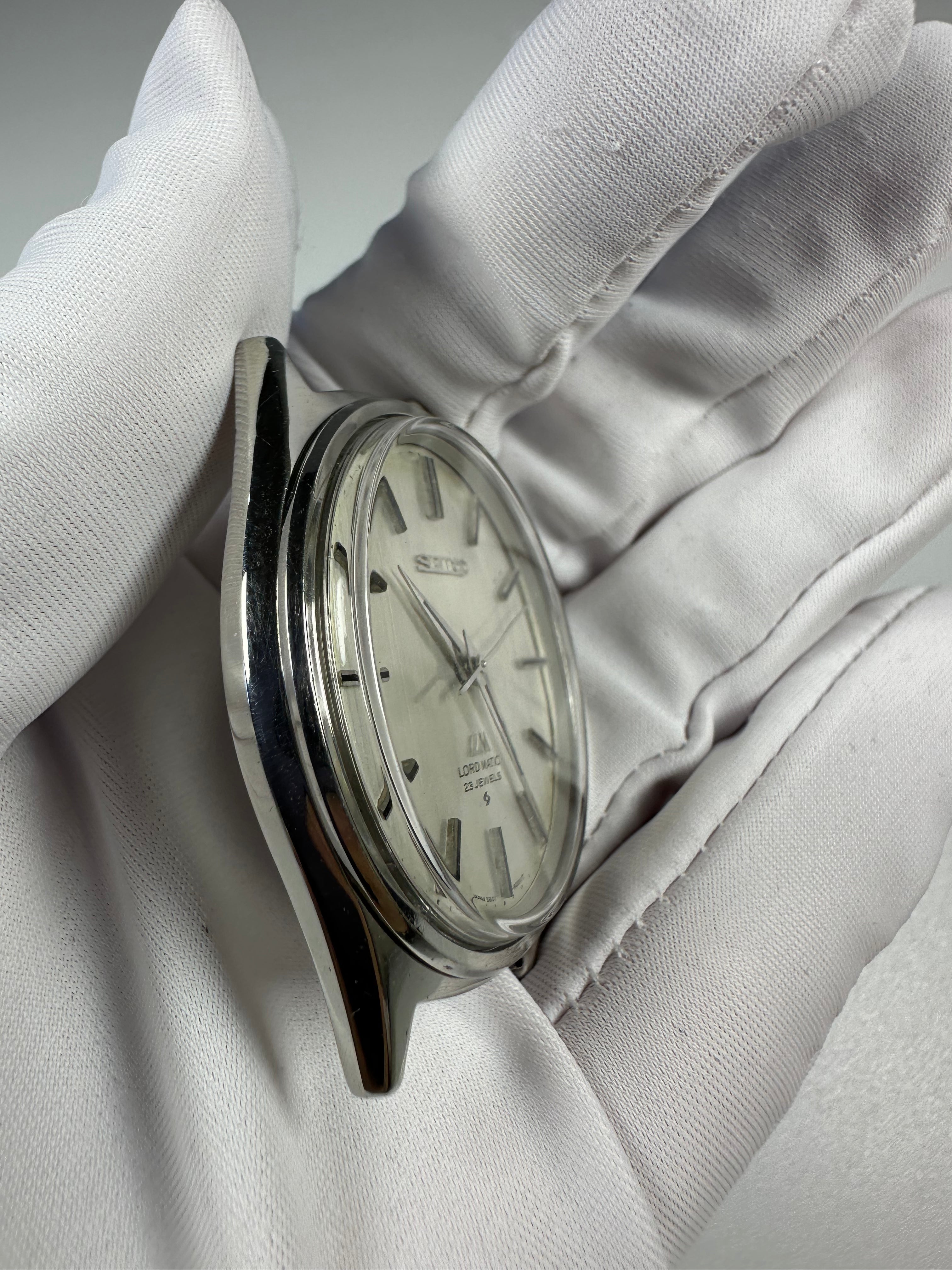 Seiko Lord Matic LM 5601-9001T Automatic Vintage Watch 23 Jewels 36MM 1969 No Date 140-0400