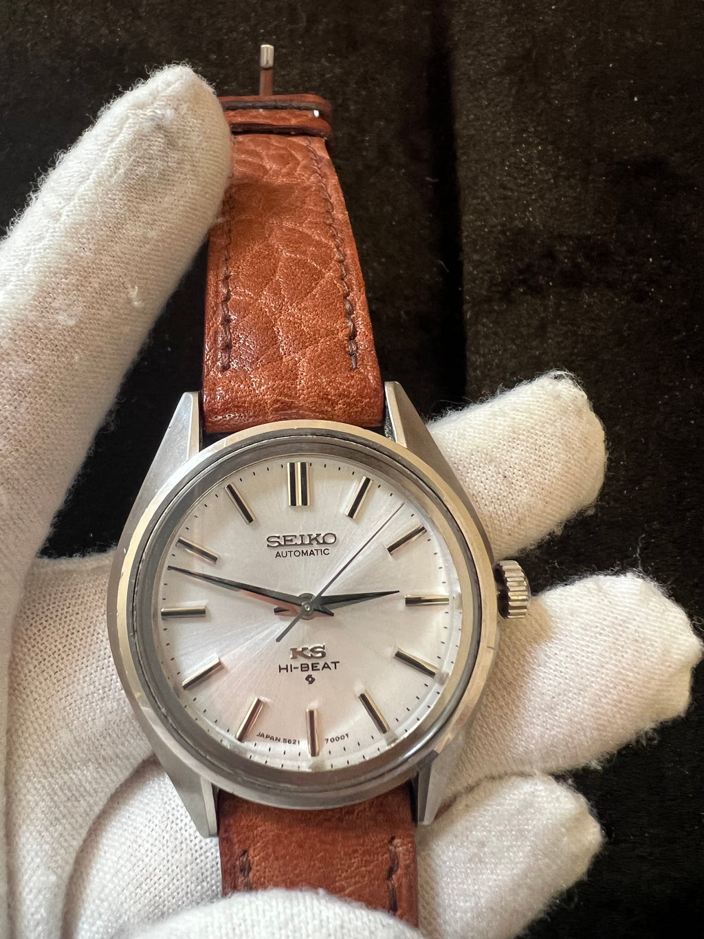 Vintage Seiko KS Hi-Beat 5621 Automatic Watch 25 Jewels 36.5mm 588-0900
