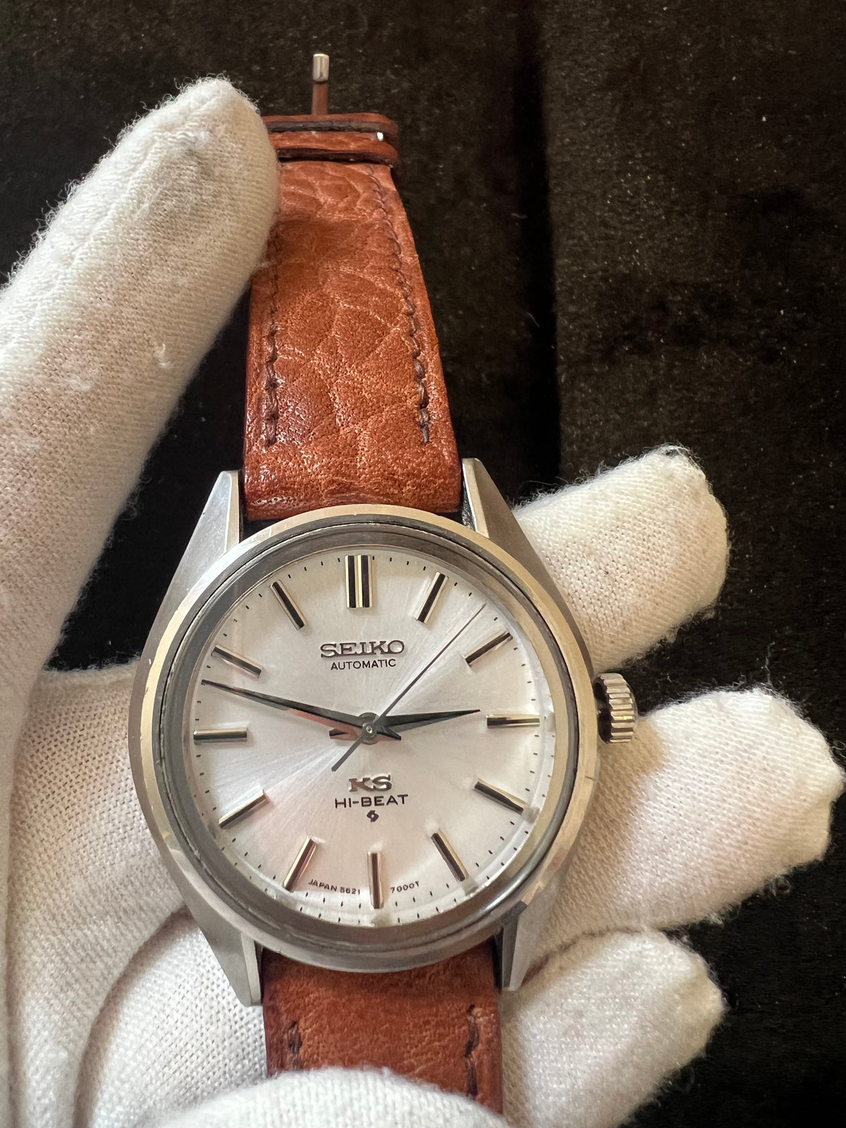 Vintage Seiko KS Hi-Beat 5621 Automatic Watch 25 Jewels 36.5mm 588-0900