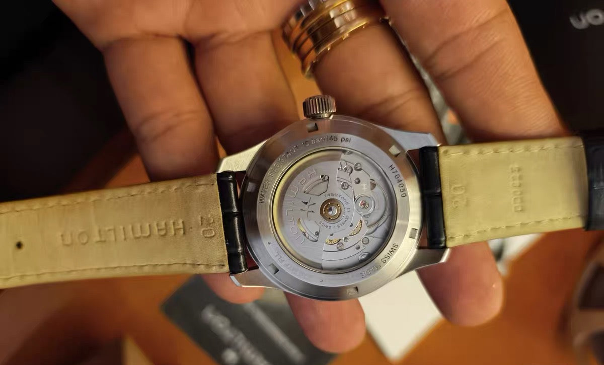 Swiss Hamilton Khaki Field Murph 38mm Automatic Watch Interstellar 80 Hour Power Reserve 25 Jewels Full Set 650-3900