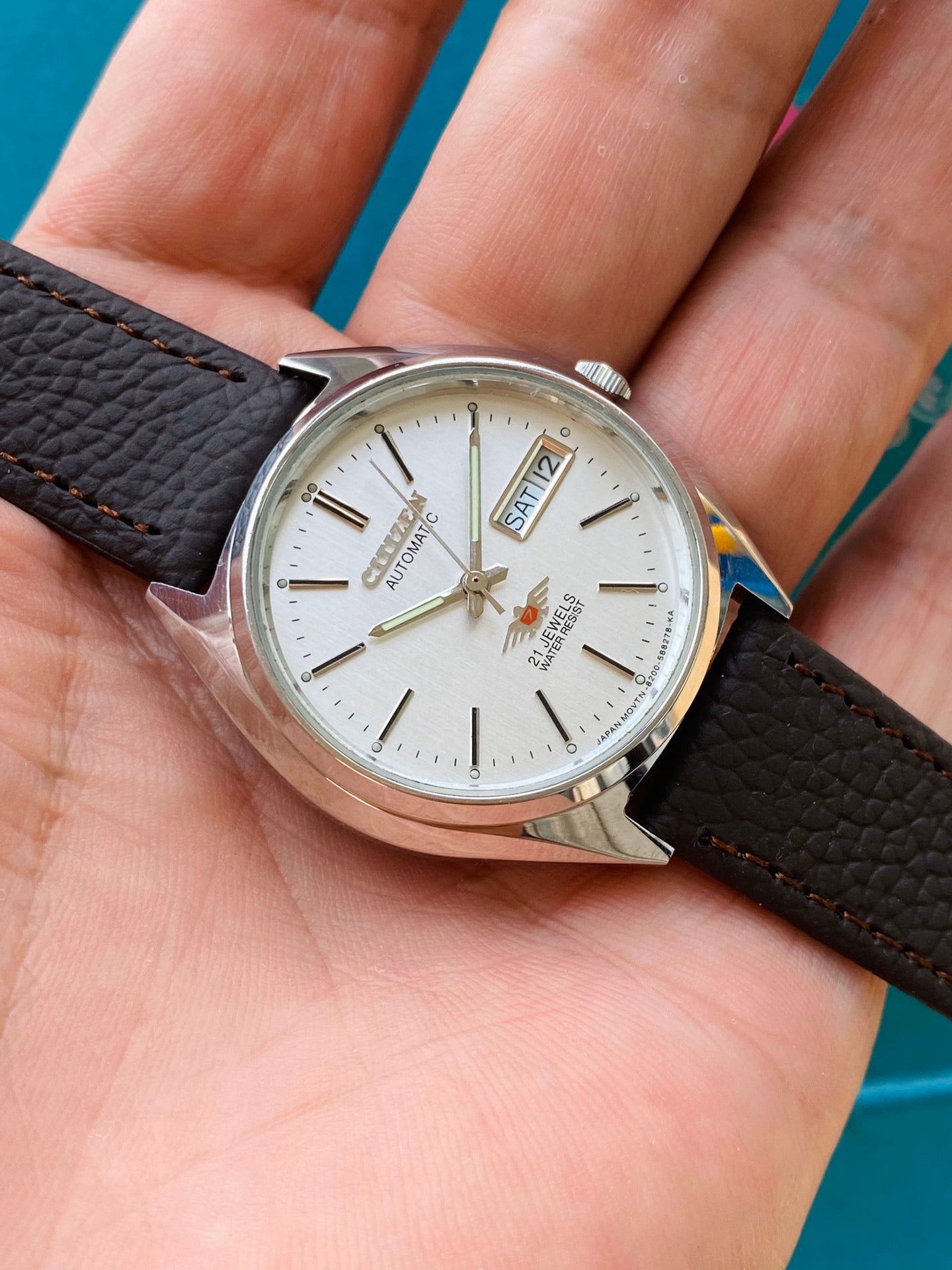 Citizen Day Date Automatic Watch 8200 21 Jewels 36.3MM 289-0140