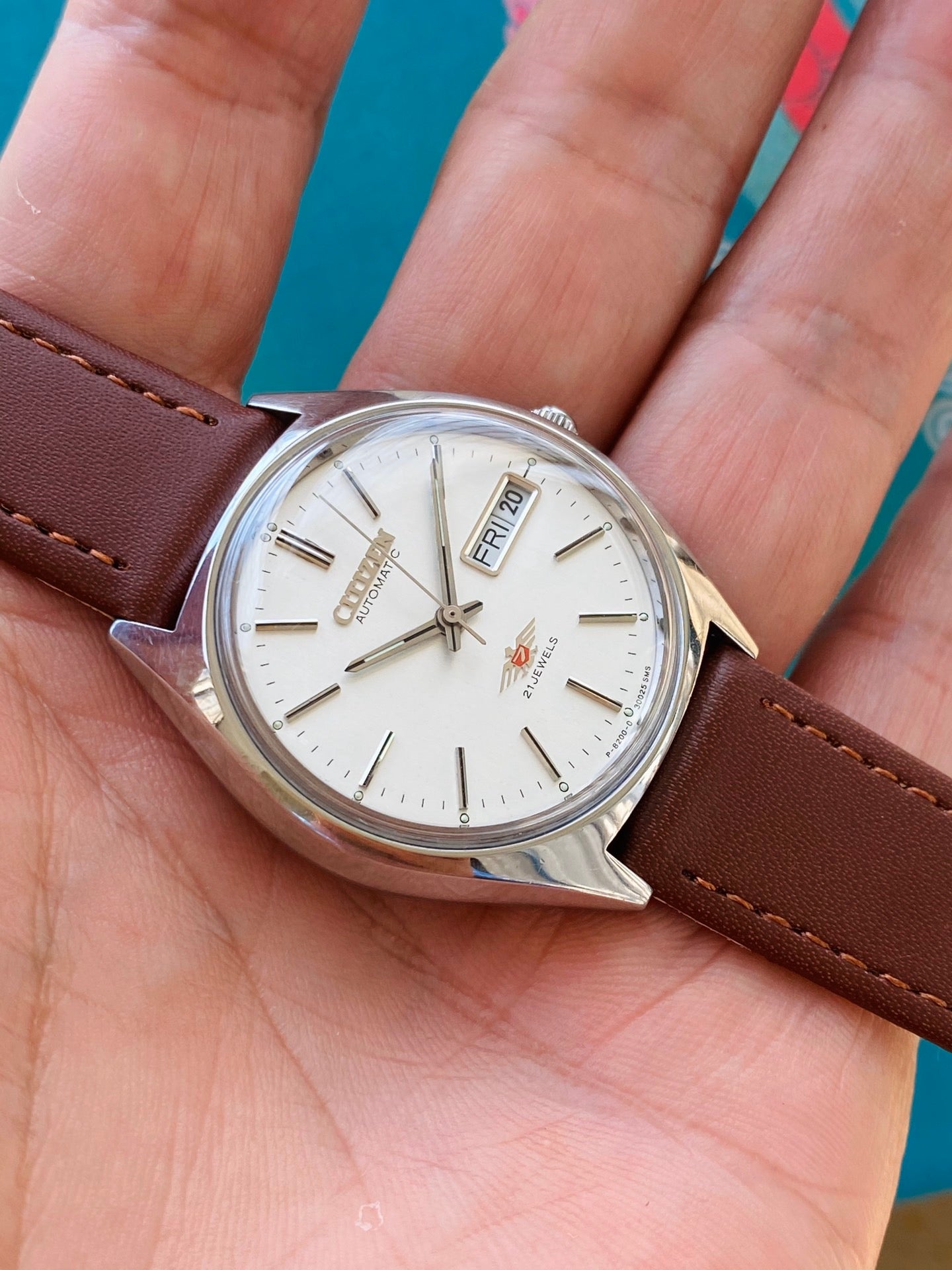 Citizen Day Date Automatic Watch 8200 21 Jewels 36MM 326-0148