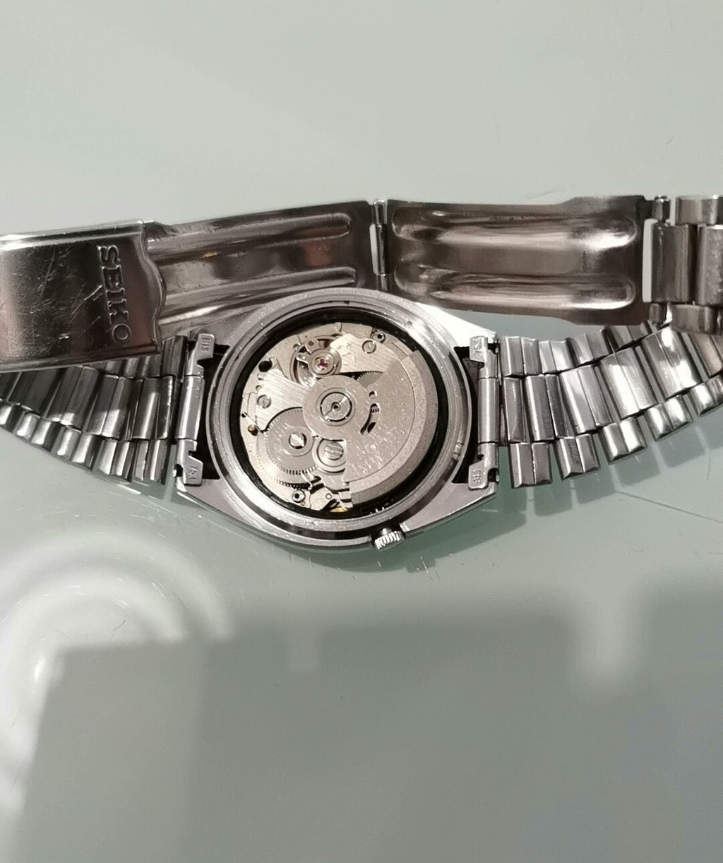 Vintage Seiko 5 Automatic Watch 7009 Day Date 369-0218