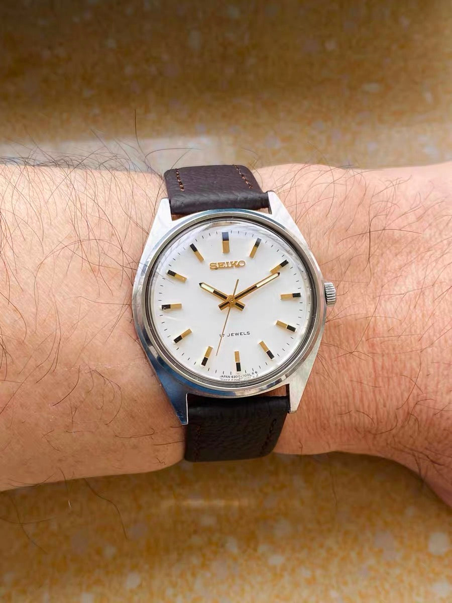 SEIKO Men's Manual-Wind Watch 35mm 63A Finished 17Jewels 443-0168