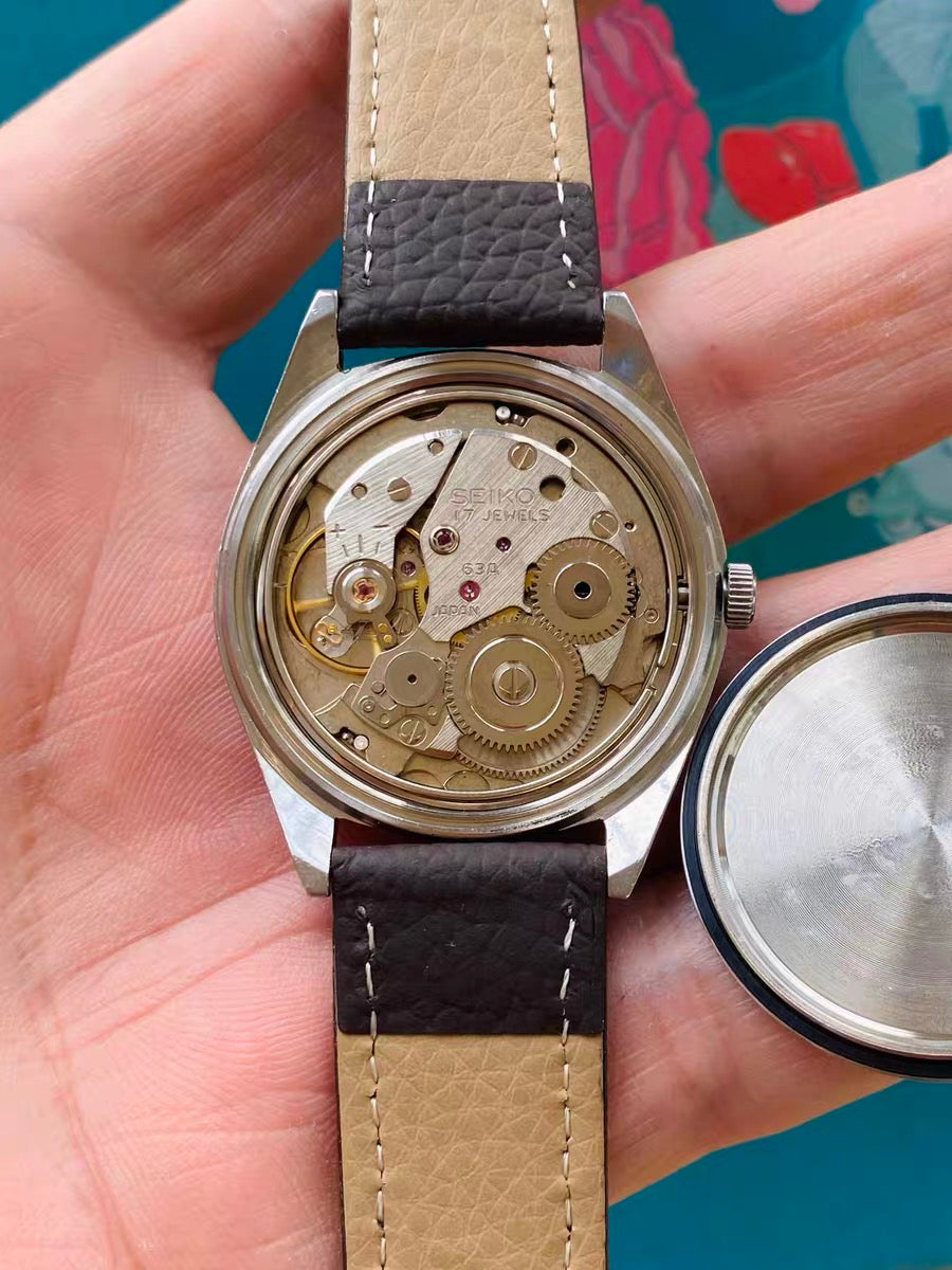 SEIKO Men's Manual-Wind Watch 35mm 63A Finished 17Jewels 443-0168