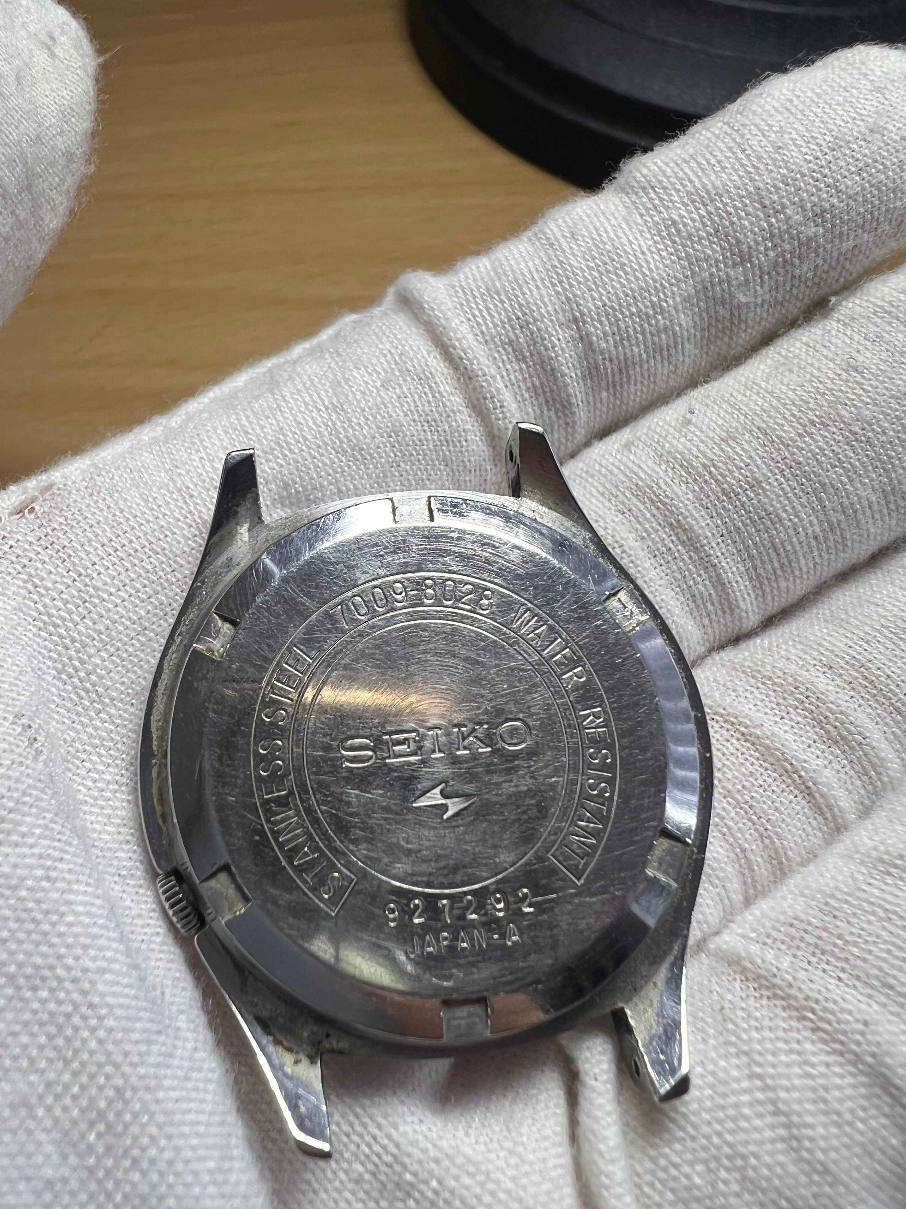 Seiko Automatic Vintage Men's Watch Day Date 17 Jewels Head Only 311-0110