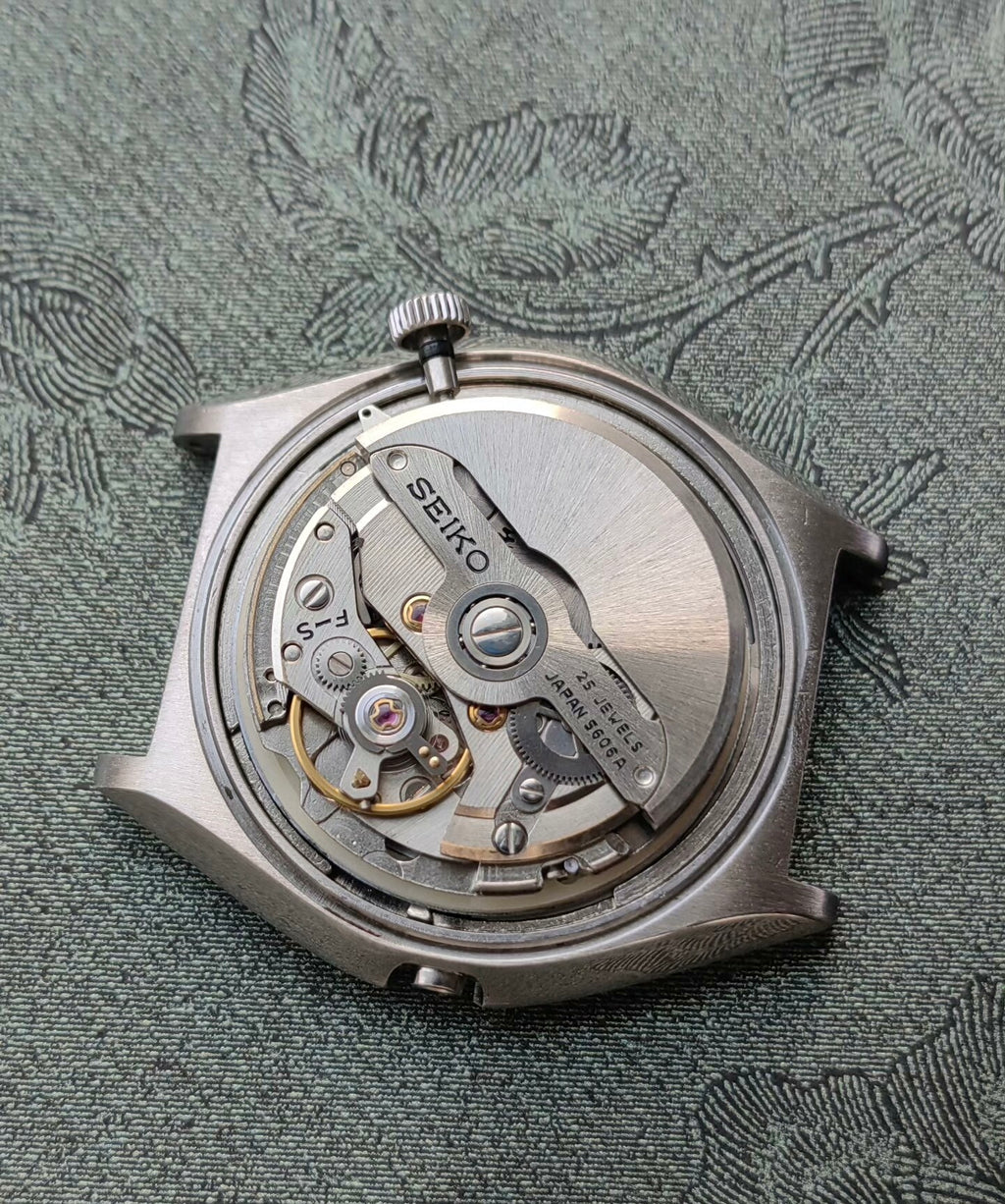 Seiko LM Automatic Men's Watch Day Date Cal. 5606A 38mm Green Gradient Star Dial Rare 1972 Vintage 450-0900