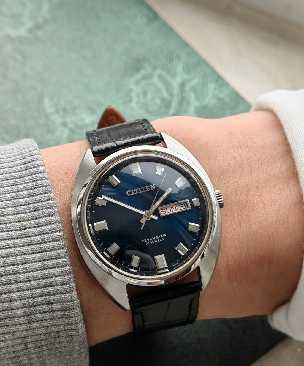 Citizen Men's Seven Star Automatic Watch 6501 21Jewels 38x42mm SKU.465-0550