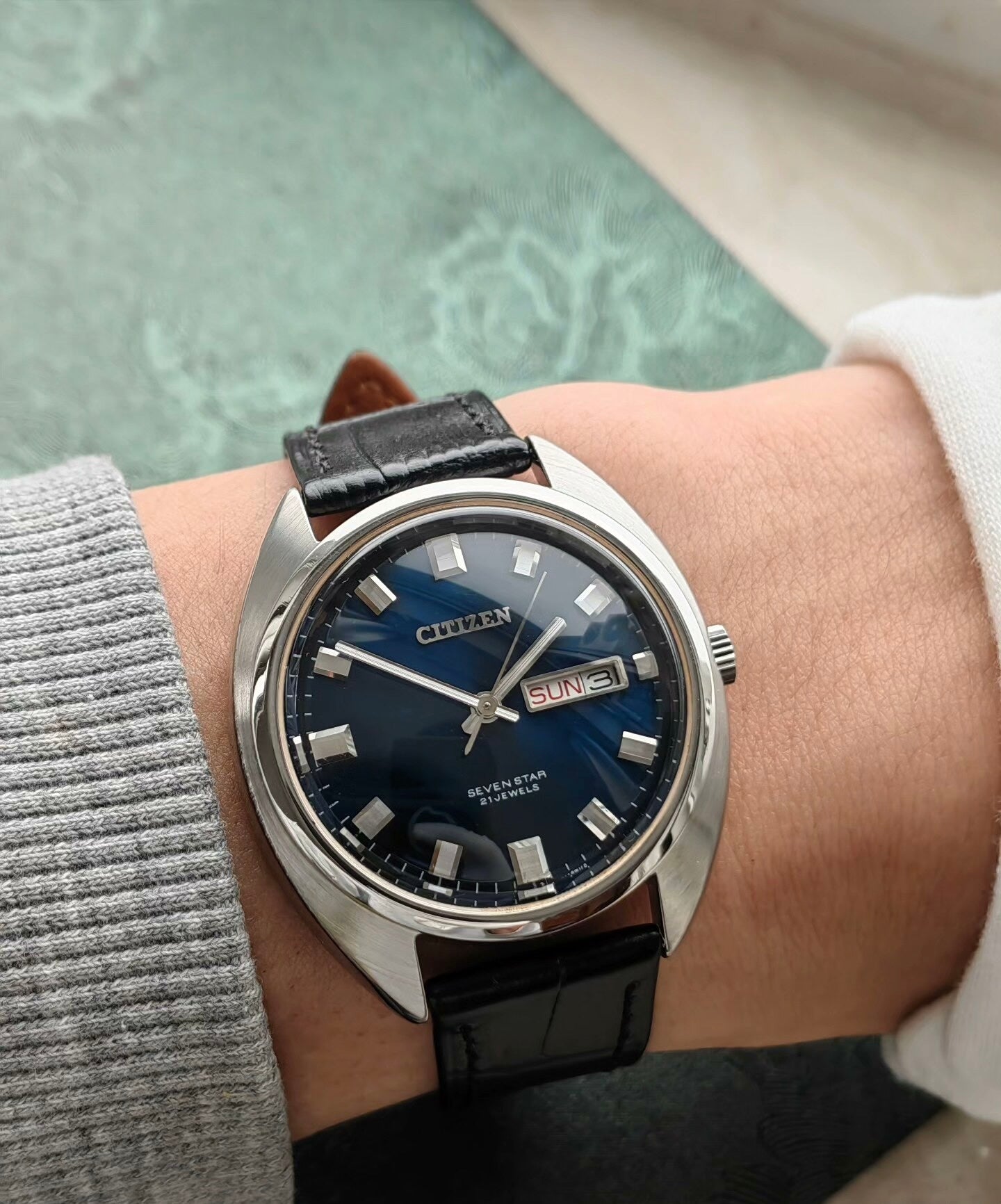 Citizen Men's Seven Star Automatic Watch 6501 21Jewels 38x42mm SKU.465-0550