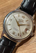 Swiss Enicar Ultrasonic Vintage Automatic Men's Watch Date 17 Jewels 33mm 1950s 449-0550