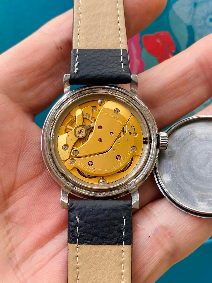 Favre-Leuba Sea Chief Vintage Manual-Winding Watch 35mm 1960s 466-0268