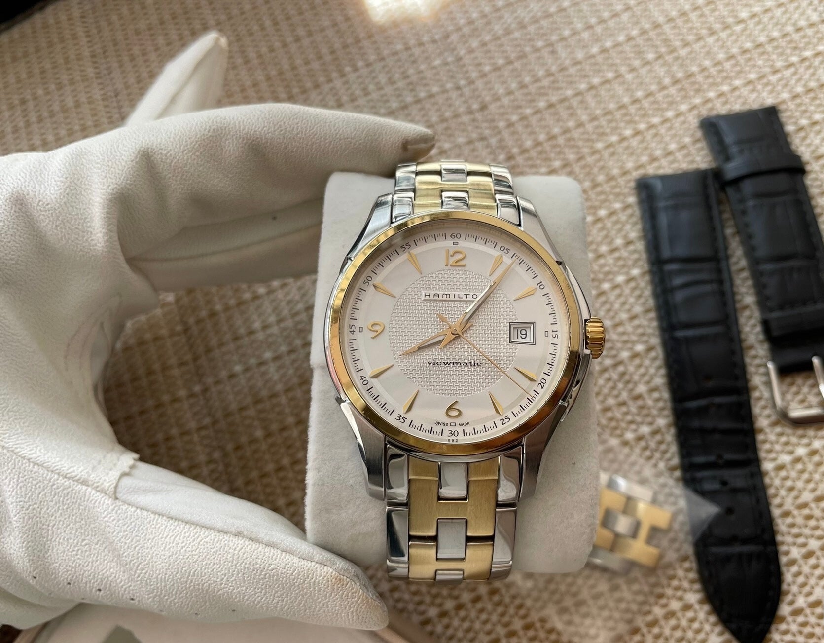 Swiss Made Hamilton Jazzmaster Viewmatic Automatic Watch 40mm H-10 473-1450