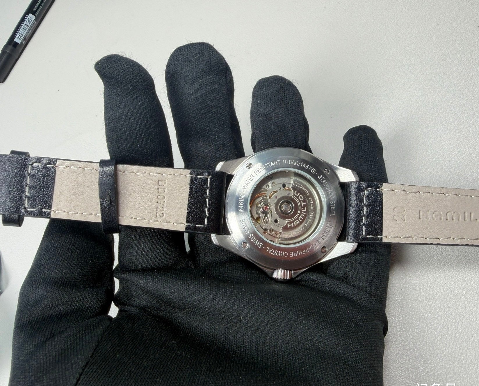 Hamilton Khaki Aviation Pilot Automatic Watch 2834-2 Day Date Black Dial 42mm “Interstellar Cooper” 452-1700