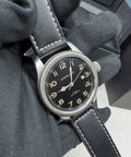 Swiss Men's Hamilton Khaki Automatic Watch Cal. 2824 Date 45mm Black Dial Excellent Condition 439-2000