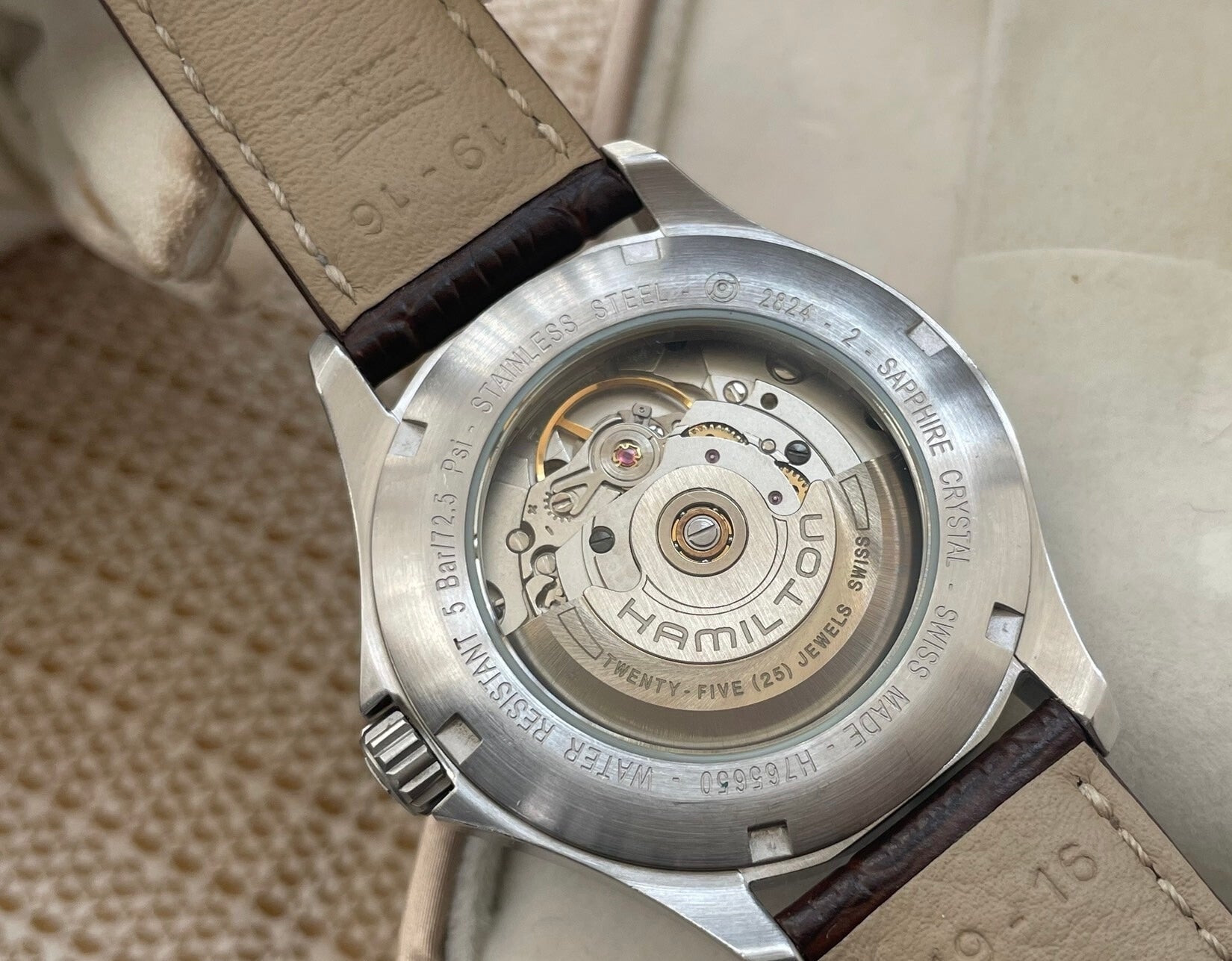 Swiss Made Hamilton Khaki Automatic Watch 38MM 474-1250