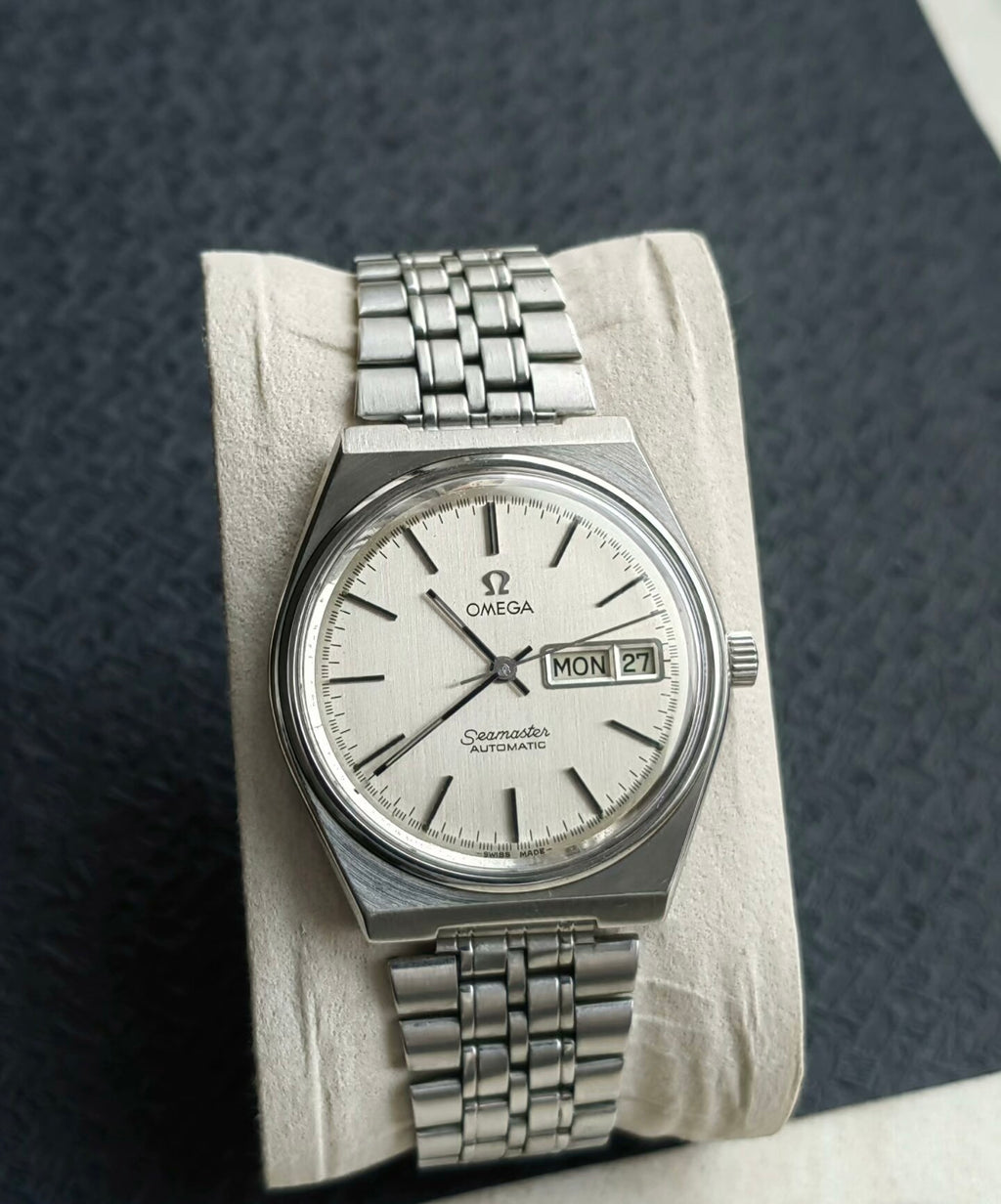 Swiss Made Omega Seamaster Day Date Automatic Watch Cal.1020 35.5MM 462-3000