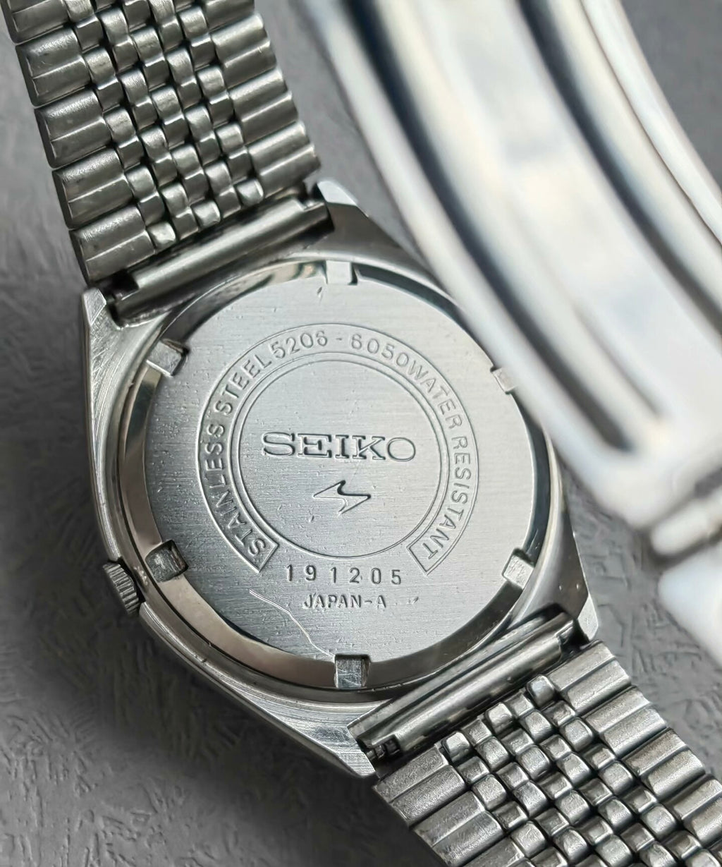 Seiko Lord Matic LM Special Day Date Automatic Watch 5206 23Jewels 35X39MM 461-0750
