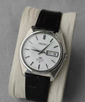 Seiko LM Automatic Men's Watch Day Date 5606A 37.5mm Silver Dial 1968 Vintage Slim 494-0680