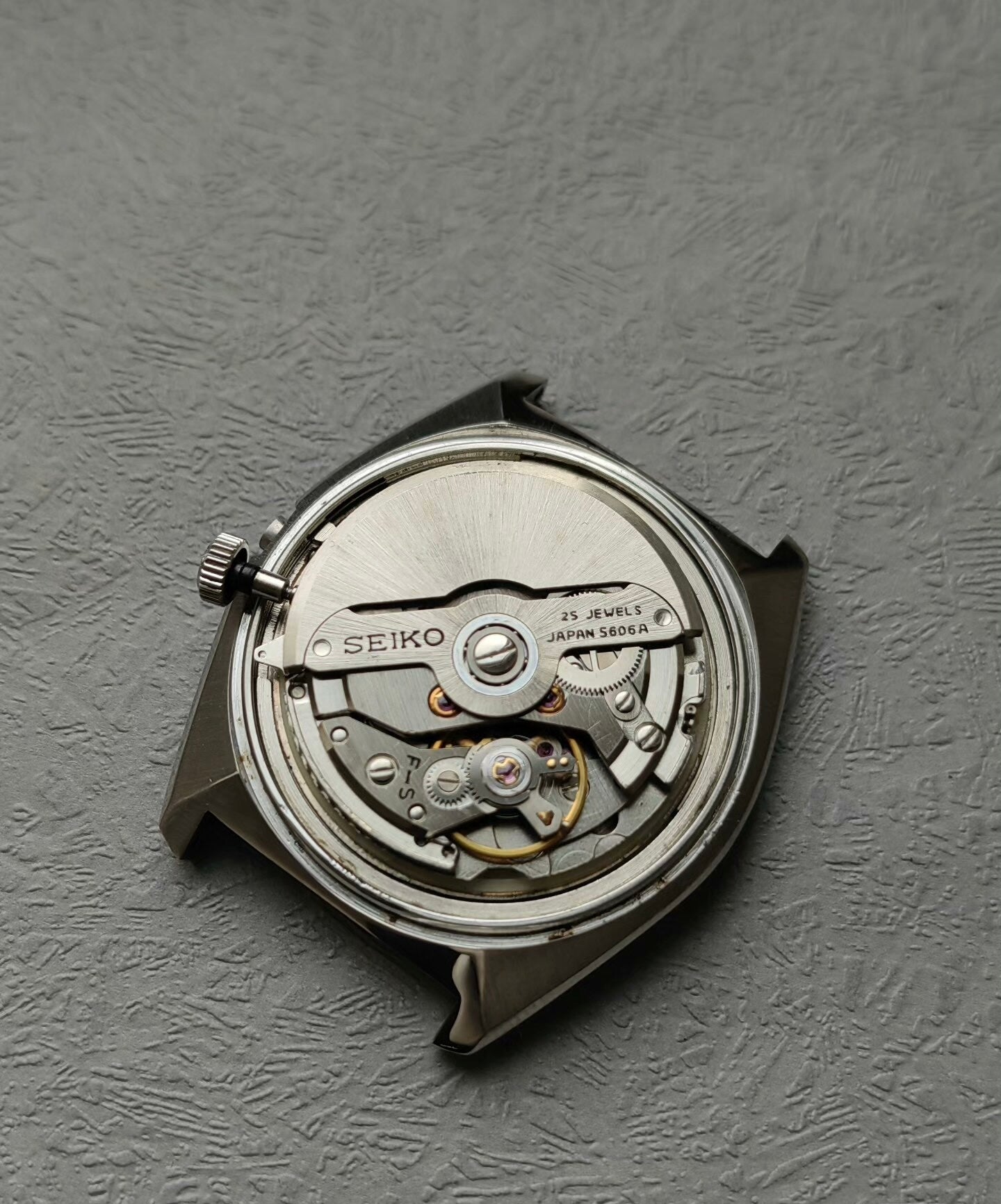 Seiko LM Automatic Men's Watch Day Date 5606A 37.5mm Silver Dial 1968 Vintage Slim 494-0680