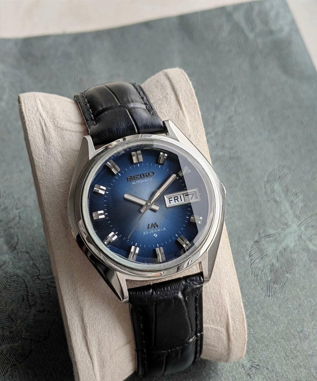 Seiko LM Automatic Men's Watch Day Date Cal. 5606 37.5mm Vintage 491-0900