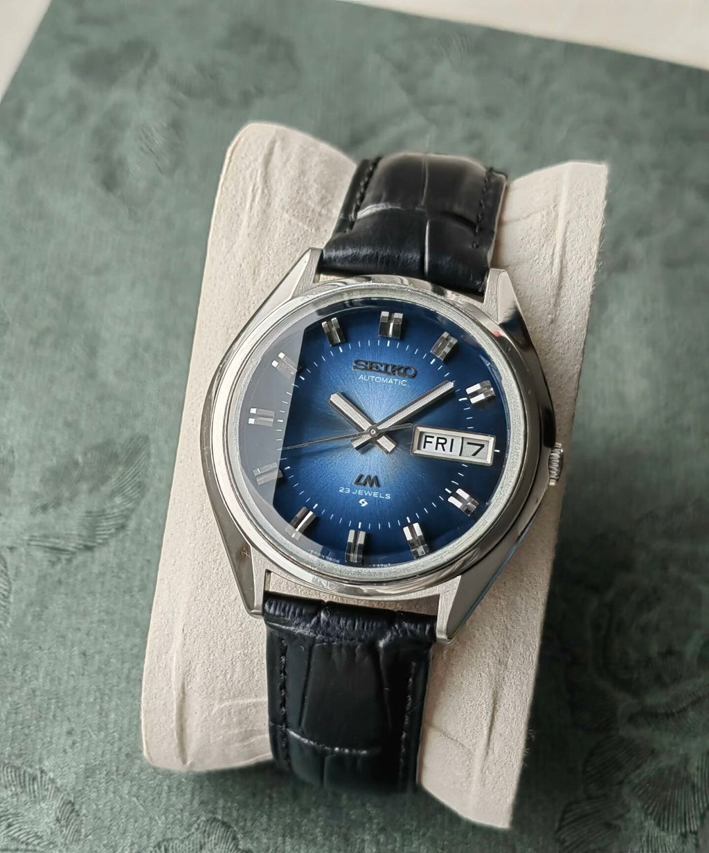 Seiko LM Automatic Men's Watch Day Date Cal. 5606 37.5mm Vintage 491-0900