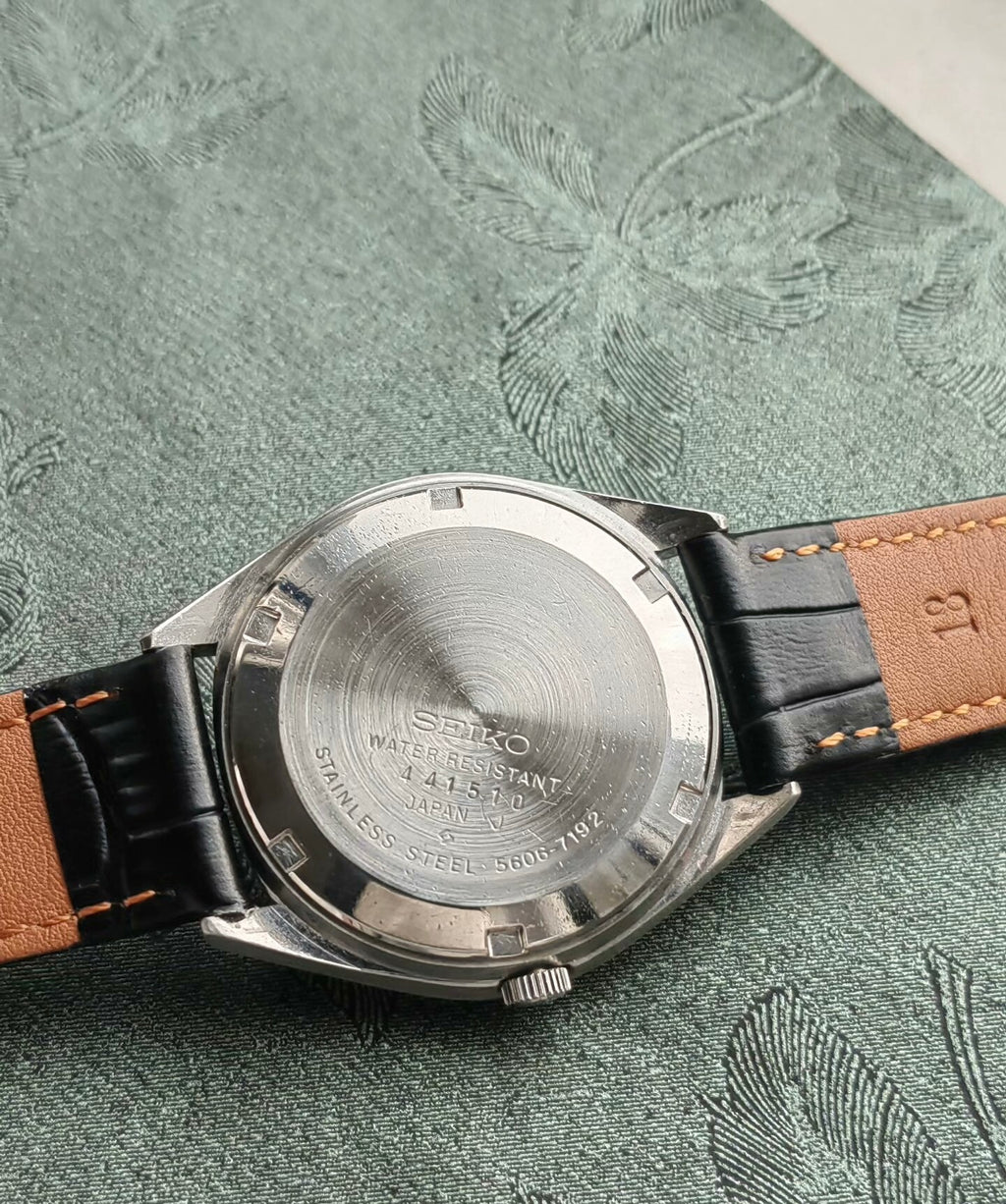 Seiko LM Automatic Men's Watch Day Date Cal. 5606 37.5mm Vintage 491-0900