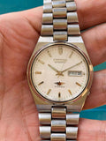 Citizen Automatic Vintage Men's Watch Cal. 8200 Day Date 21 Jewels Exhibition Case Back 36mm 1990s 493-0158