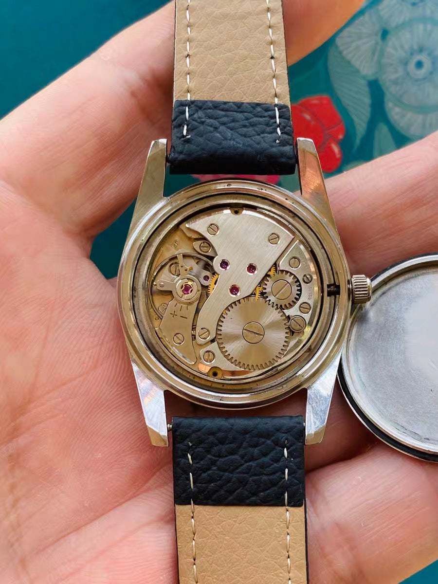 BIENNA Swiss Vintage Manual-Winding Watch Cal. 73 17 Jewels 34.3mm 1960s 470-0140