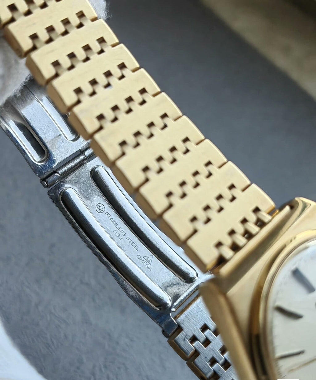 Omega Seamaster Automatic Watch Cal. 1010 Date 35.5mm Gold Plated Original Bracelet Vintage 497-3700