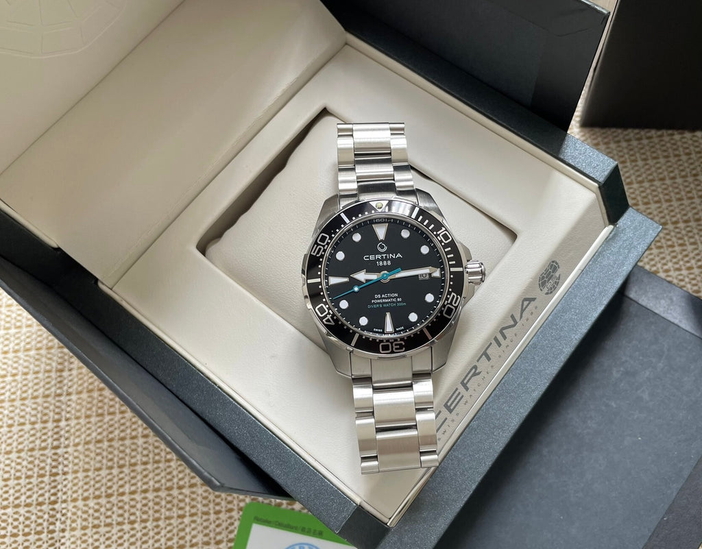 Certina DS Action Automatic 80 Diver's Watch 300M 43MM 504-1900 Full Set