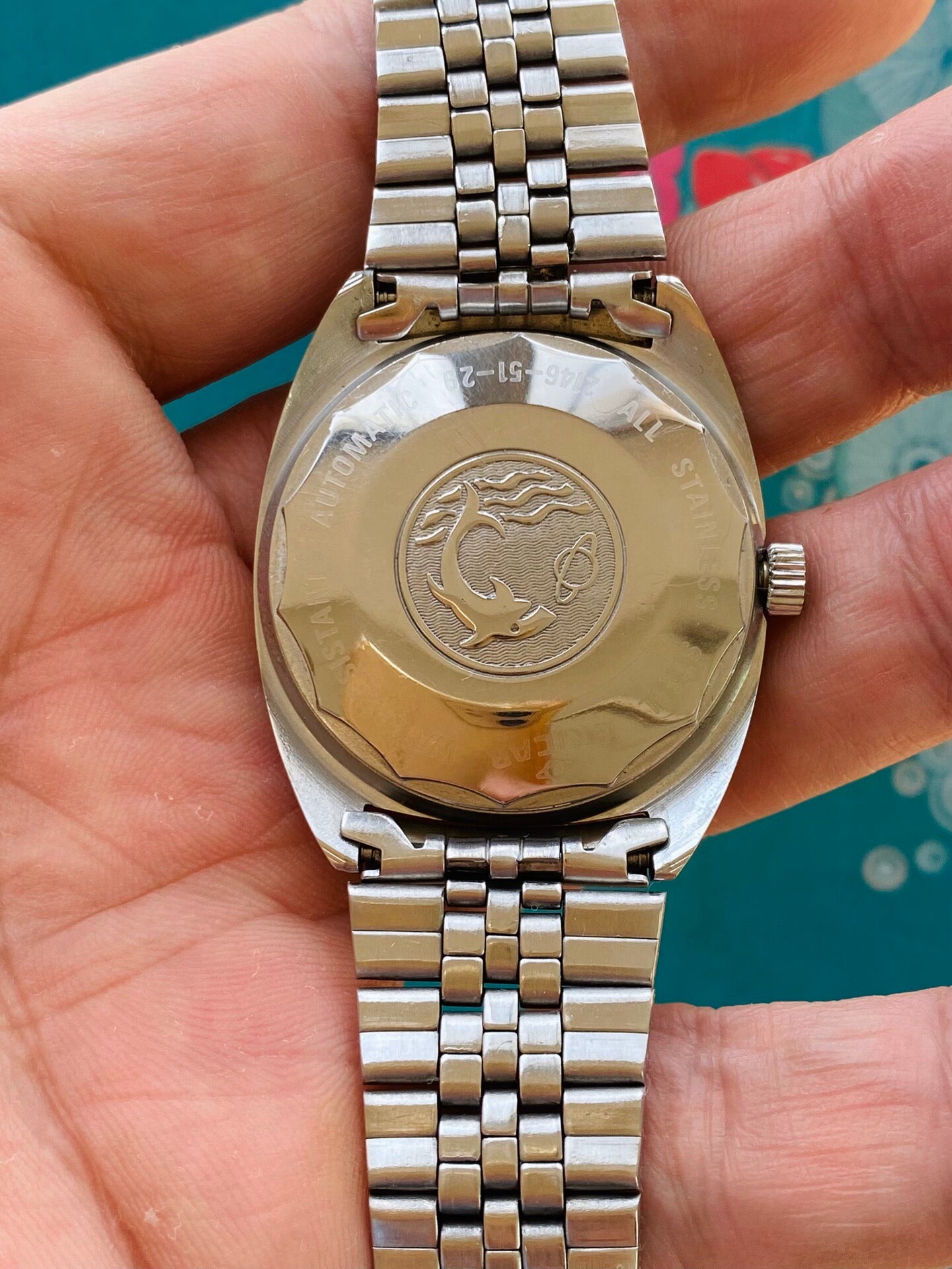Enicar Swiss Vintage Automatic Watch ETA2846 Day Date 21 Jewels 35mm 1980s 516-0370