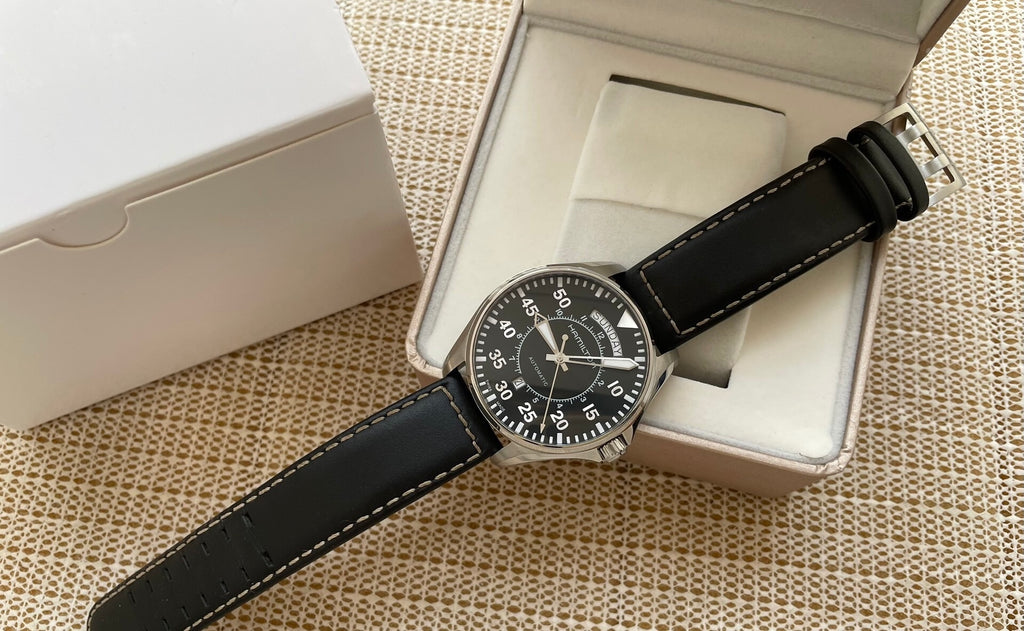 Hamilton Khaki Aviation Pilot Day Date Interstellar Watch 42MM 482-1900