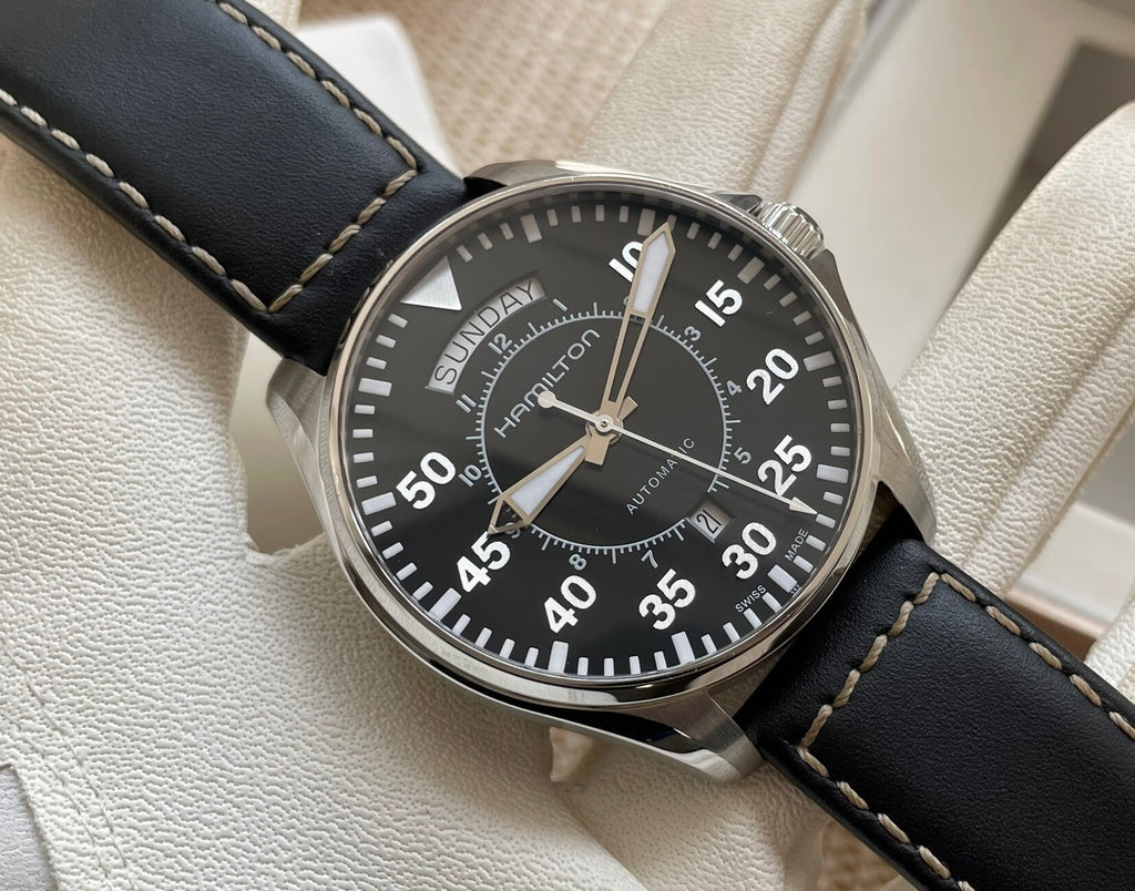 Hamilton Khaki Aviation Pilot Day Date Interstellar Watch 42MM 482-1900